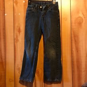 Plain Dark Blue Jeans